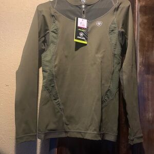 Ariat Ascent Olive Long Sleeve Shirt